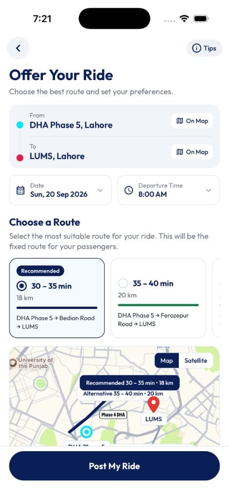 Offer a Ride